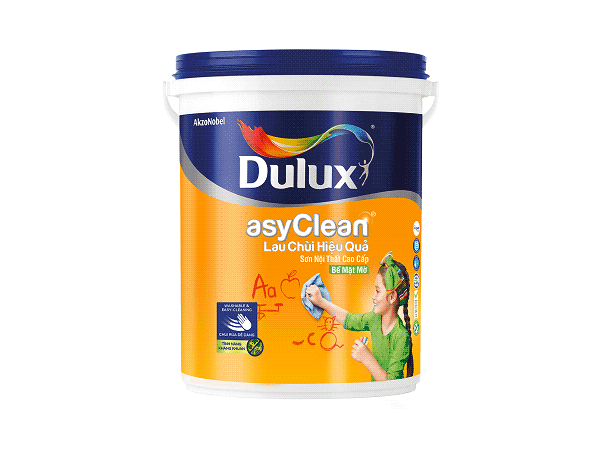 Sơn nội thất Dulux EasyClean lau chùi hiệu quả