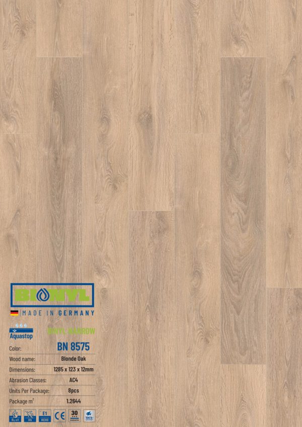 Sàn gỗ Binyl BN8575 12mm
