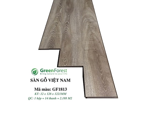 Sàn gỗ GreenFores GF1813 12ly