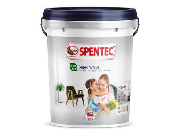 Sơn nội thất siêu trắng cao cấp Spentec Super White