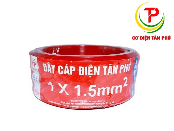 Dây điện Tân Phú 1x1,5