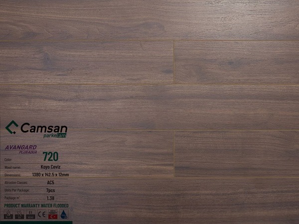 Sàn gỗ Camsan 12mm - 720