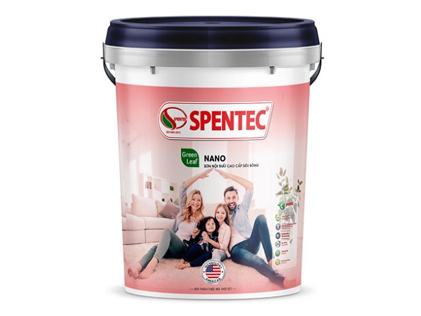 Sơn nội thất cao cấp siêu bóng Spentec Nano