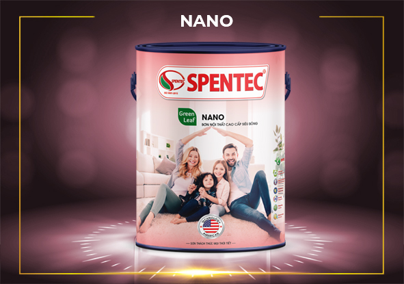 Sơn nội thất cao cấp siêu bóng Spentec Nano