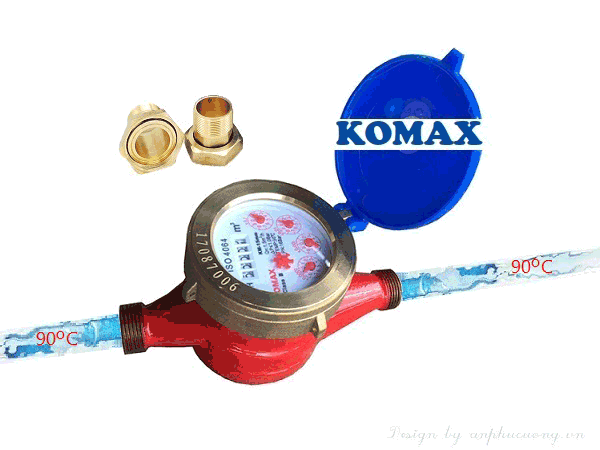 Đồng hồ nước nóng Komax DN15~50