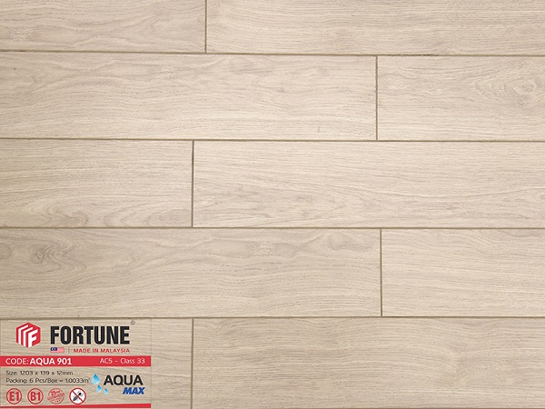 Sàn gỗ Fortune Aqua 901 - 12ly