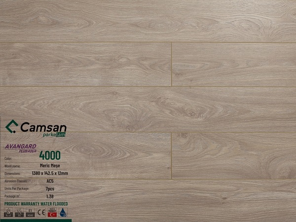 Sàn gỗ Camsan 12mm - 4000