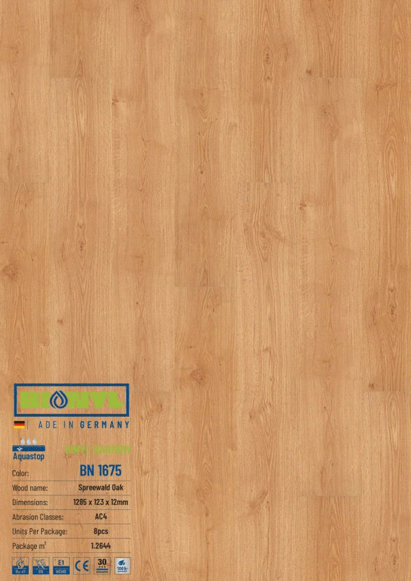 Sàn gỗ Binyl BN1675 12mm