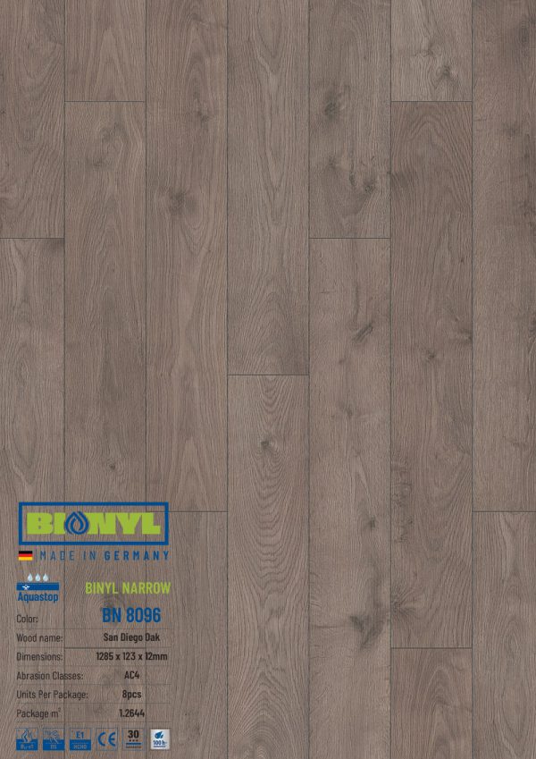 Sàn gỗ Binyl BN8096 12mm