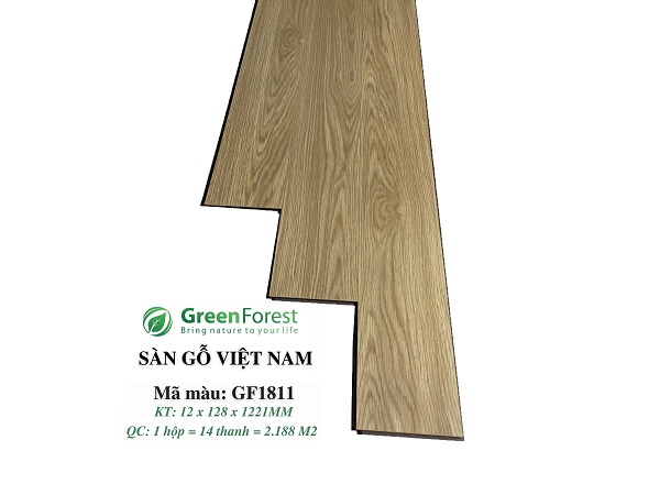 Sàn gỗ GreenFores GF1811 12ly
